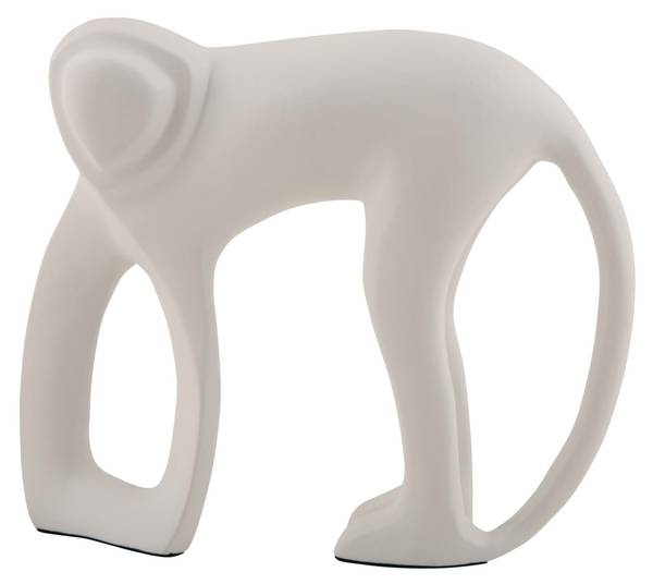 Ornement Monkey Blanc