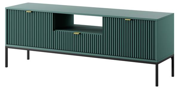 TV-Schrank Shire Schwarz - Grün