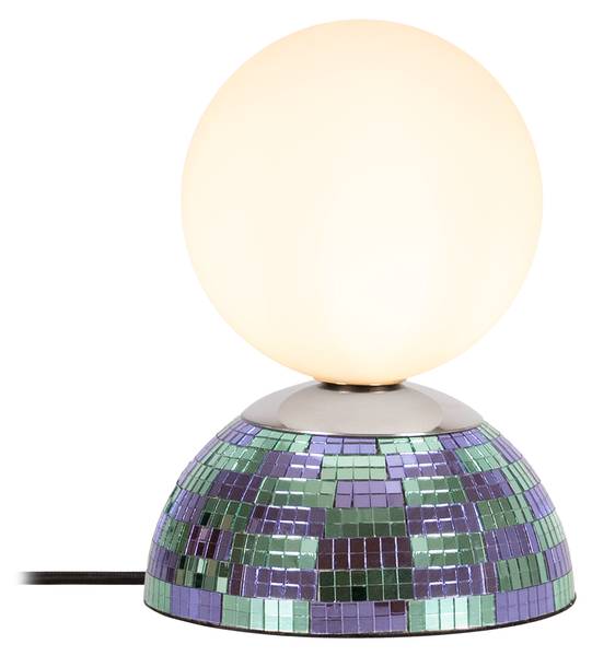 Tischlampe GLITZER Blau - Multicolor