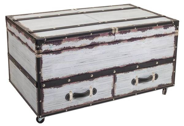 Casier à vin 4523226777 Blanc - Bois manufacturé - 100 x 55 x 60 cm