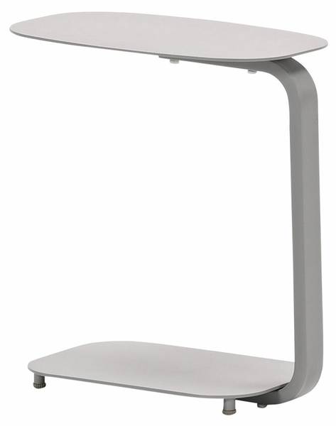 Bijzettafel Sem grijs - aluminium - 30 x 51 x 45 cm