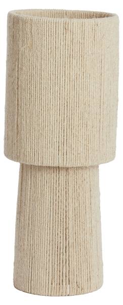 Tischlampe PITINO Braun - Textil - 22 x 55 x 22 cm