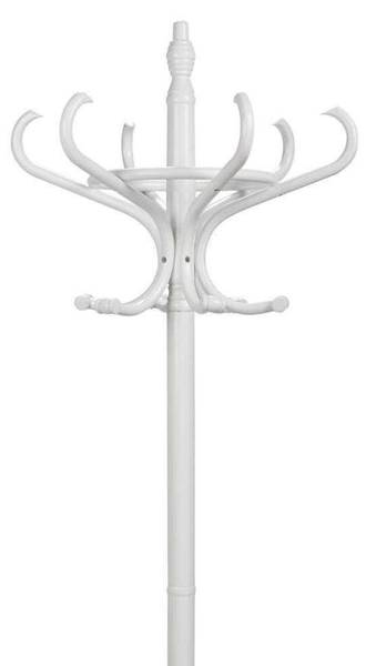 Standgarderobenständer 5096667356 Weiß - Holz teilmassiv - 53 x 187 x 39 cm