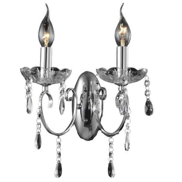 Wandleuchte Pavia Silber
