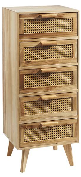Kommode ViennaLiving Braun - Holzwerkstoff - 35 x 99 x 40 cm