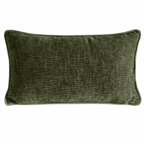 Kissenbezug ROSI Grün - Textil - 50 x 30 x 1 cm