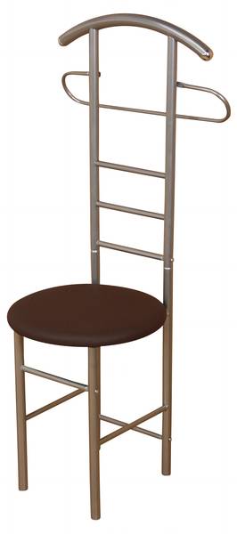 Herrendiener Stummer Diener Gustav Aluminium - Braun