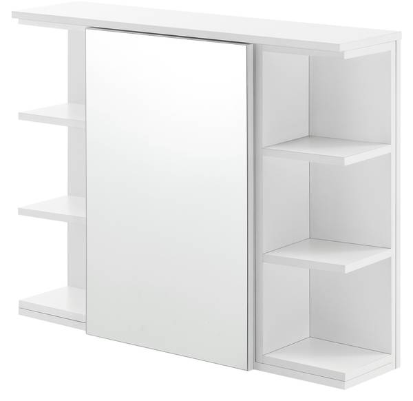 Bad-Hängeschrank Harstad Weiß