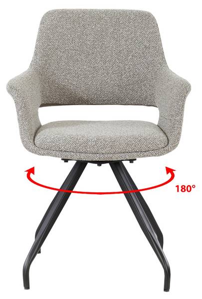 Esszimmerstühle Capp Braun - Grau