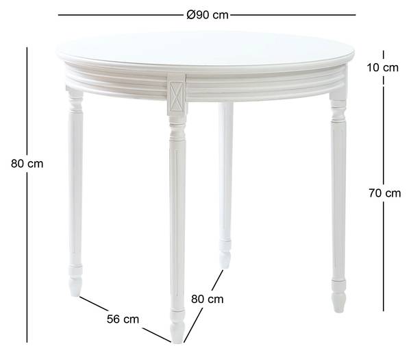 Esstisch KAJANI Weiß