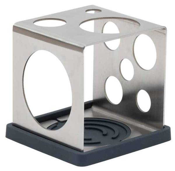 Égouttoir dricube Argenté - Acier inoxydable - 11 x 11 x 11 cm