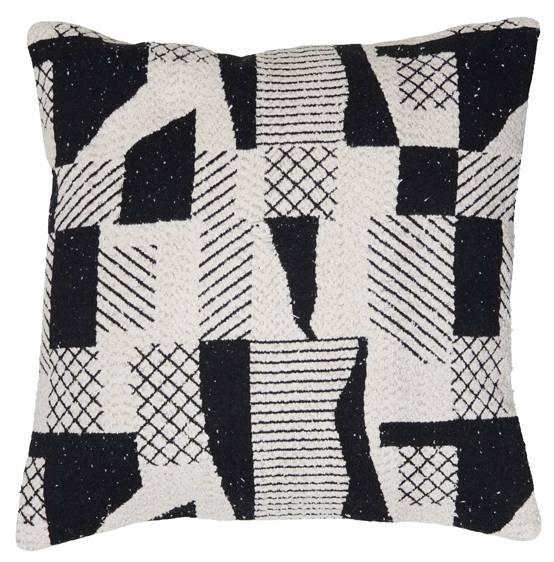 Dekokissen CESENA Schwarz - Textil - 45 x 10 x 45 cm