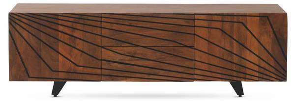 TV-Möbel  11493 Braun - Holz teilmassiv - 38 x 50 x 160 cm