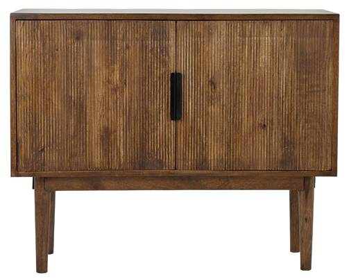 Schrank BITIKA Braun - Massivholz - 100 x 80 x 40 cm