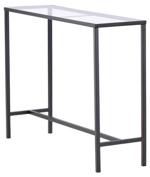 Sidetable Dipp zwart - staal - 30 x 75 x 100 cm