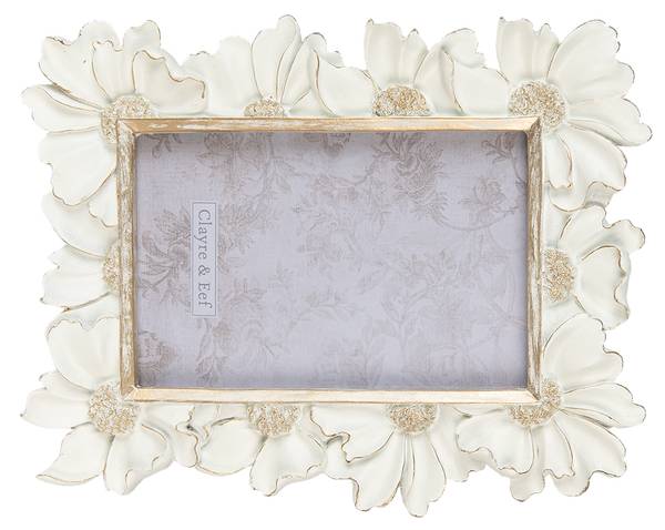Bilderrahmen Rene&Chic Weiß - Kunststoff - 2 x 23 x 18 cm