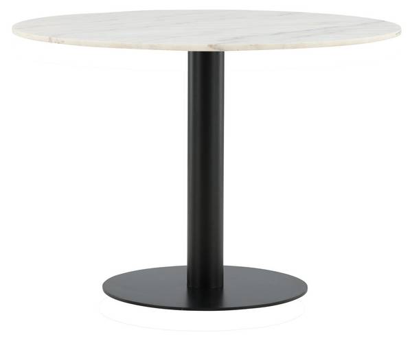 Esstisch ESTELLE Weiß - Metall - 106 x 75 x 106 cm