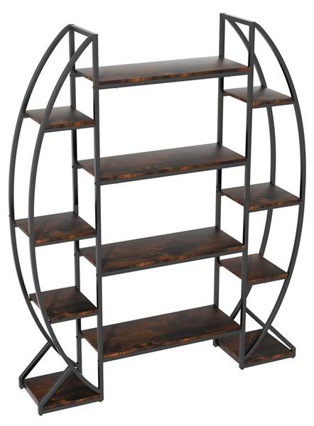 Support de fleurs HJ-ZM1376 Noir - Fer - 30 x 177 x 125 cm