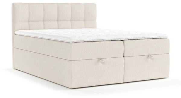 Boxspringbett Shay Beige - H3 - Liegefläche Breite: 160 cm