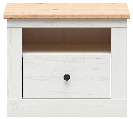 Kommode Frija Weiß - Holzwerkstoff - 58 x 48 x 43 cm