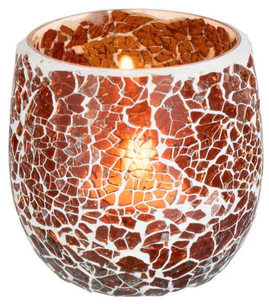 Windlicht Ali Braun - Glas - 10 x 9 x 10 cm