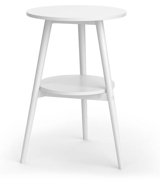 Couchtisch Rondal 59346 Weiß - Holzwerkstoff - 38 x 55 x 38 cm