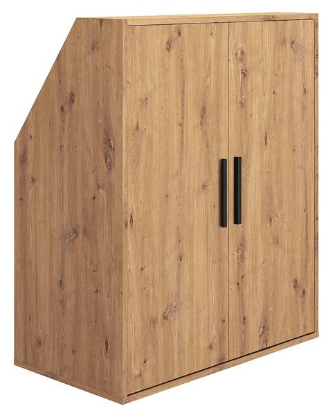 Möbel für Schrägen ADEZIO Beige - Holz teilmassiv - 92 x 110 x 50 cm