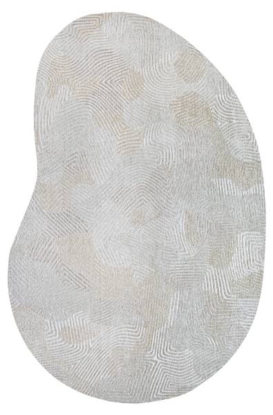 Teppich Coral, Drinnen/Draußen waschbar Beige - Textil - 170 x 1 x 235 cm
