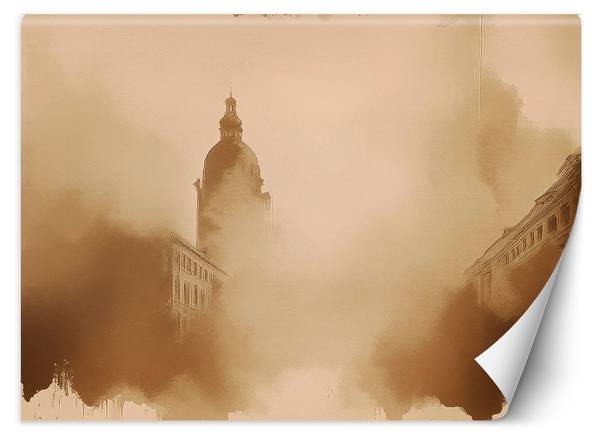Fototapete Retro Stadtbild 200 x 140 cm