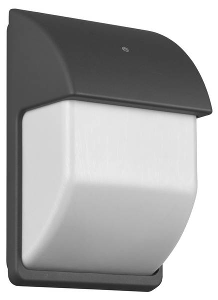 Wandleuchte MERSEY Grau - Metall - 18 x 28 x 18 cm