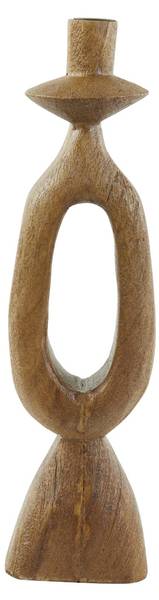 Kerzenständer Django Braun - Holzwerkstoff - 13 x 43 x 13 cm