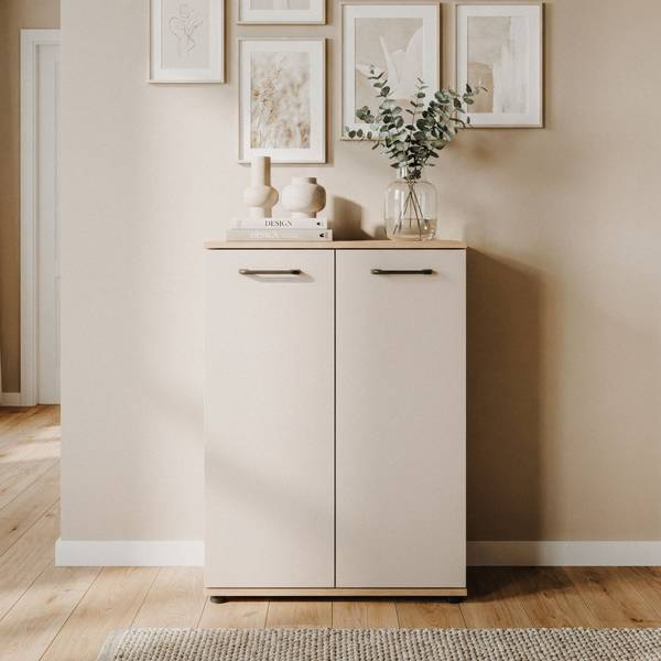 Buffet LINO Marron - Bois manufacturé - 35 x 86 x 60 cm