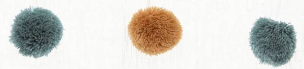 Kinderschleier POMPONS Weiß - Textil - 2 x 240 x 140 cm