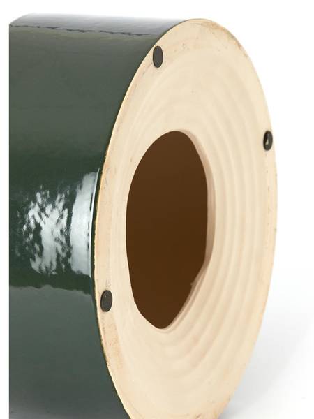 Beistelltisch Mooca Grün - Steingut - 33 x 44 x 33 cm