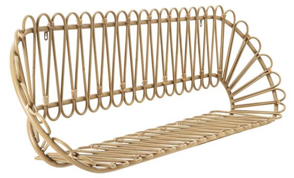 Bibliothèque de Panama Marron - Métal - 162 x 44 x 28 cm