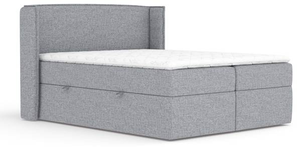 Boxspringbett Skyline Grau - Liegefläche Breite: 180 cm