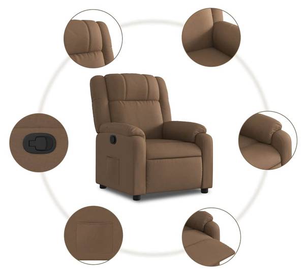 Relaxsessel 3032284-3 Braun