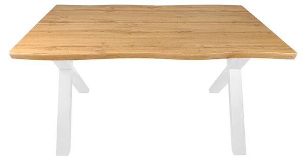 Esstisch DUA X Braun - Holzwerkstoff - 140 x 77 x 80 cm
