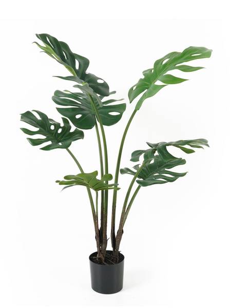 Kunstpflanze Monstera Grün - Kunststoff - 70 x 89 x 70 cm