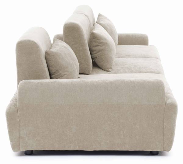 3-Sitzer-Sofa Callisto Cremeweiß
