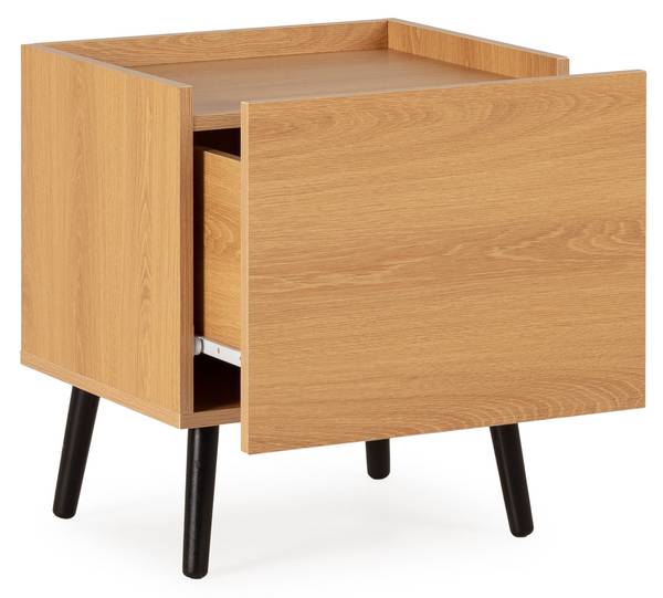 Table de chevet Siren Marron - Bois manufacturé - 40 x 50 x 45 cm