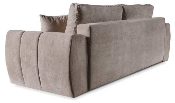 Sofa FUTU Braun - Holzwerkstoff - 263 x 93 x 105 cm