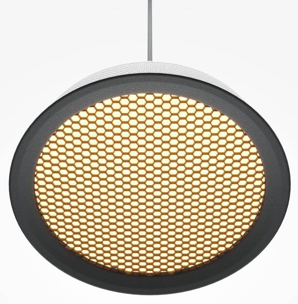 Hängelampe Modern Ij Gold - Weiß - Aluminium - 16 x 327 x 15 cm