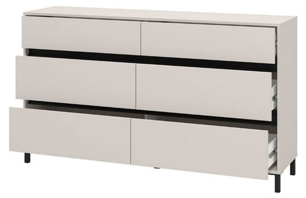 Kommode Mapelloo Beige - Holzwerkstoff - 40 x 90 x 157 cm