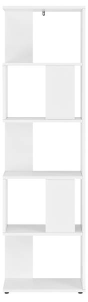 Bibliothèque Aneby Blanc - Bois manufacturé - 45 x 159 x 24 cm