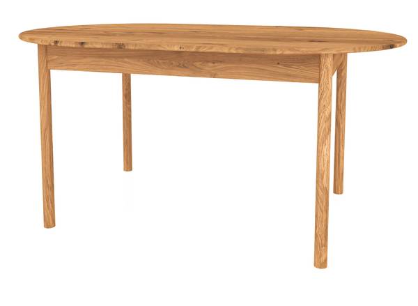 Tisch oval INA Wildeiche - 80 x 180 cm