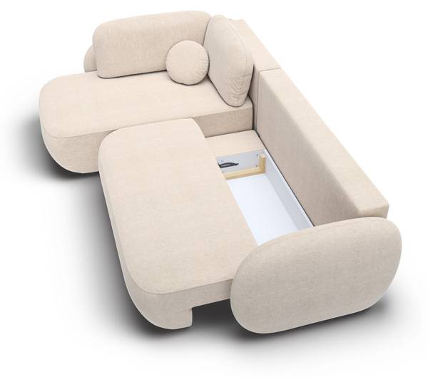 Ecksofa AMICO II ARAGON Ecke davorstehend links