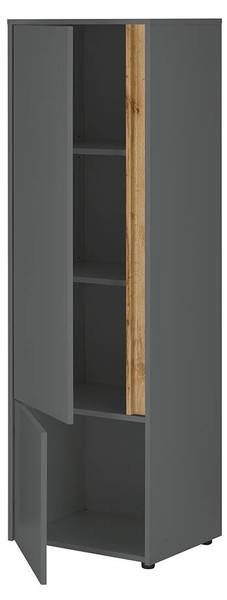 Stauraumschrank CRISP-61-121 Anthrazit