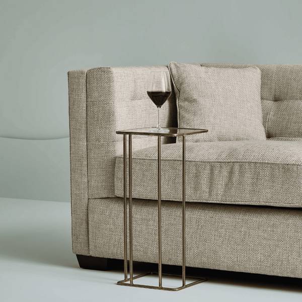 Beistelltisch ANTOINETTE Gold - Metall - 26 x 56 x 26 cm