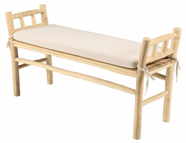 Bänke von WILL Braun - Massivholz - 40 x 66 x 128 cm